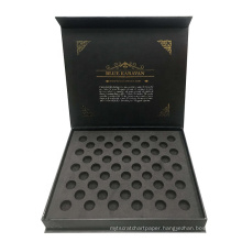 Custom Rigid Cardboard Gift Packaging Large Magnetic Paper Matt Black Custom Boxes with High quality